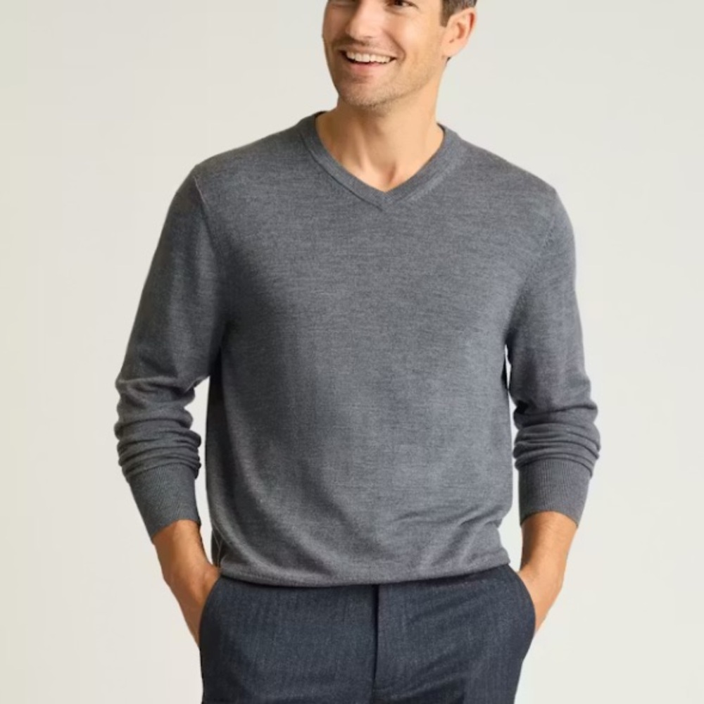 Bonobos Men's V-Neck Sweater - Washable Merino